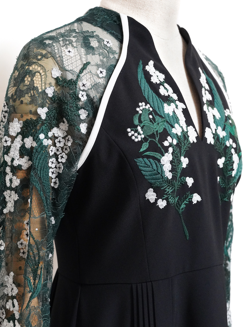 Mame Kurogouchi（マメ クロゴウチ） スズランエンブロイダリーレース  