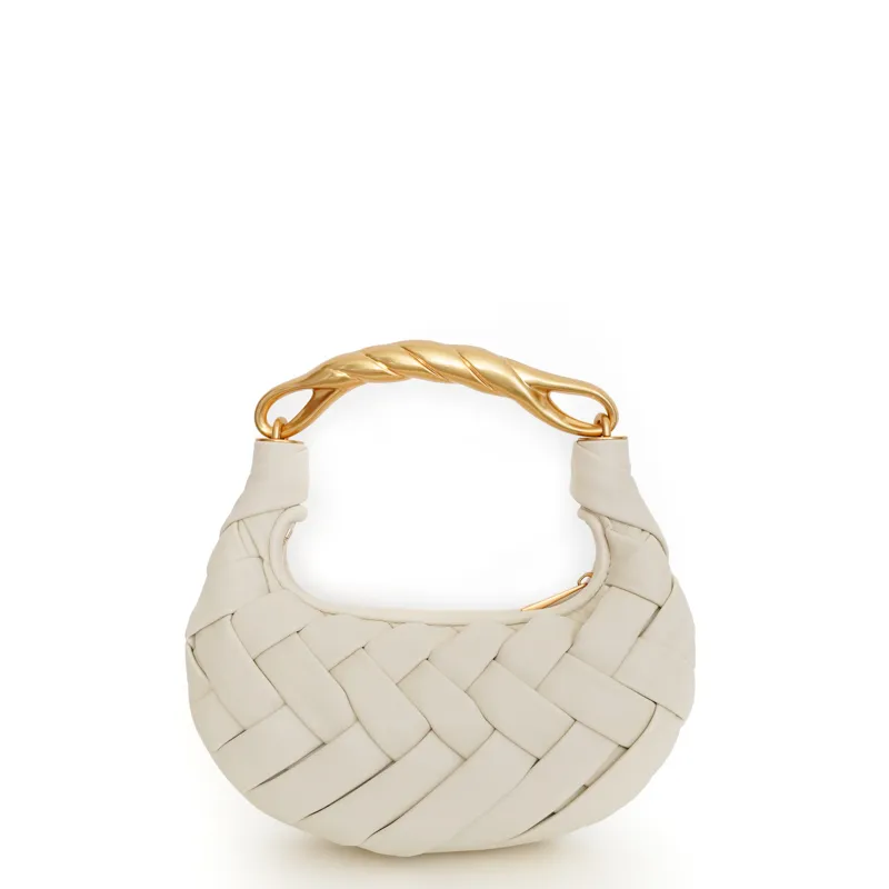 JW PEI（ジェイダブリューペイ）  ウィーブハンドバッグ（ベージュ）