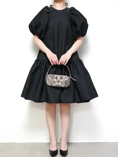 Cecilie Bahnsen（セシリーバンセン）  アレクサドレス（ブラック/サイズUK6）