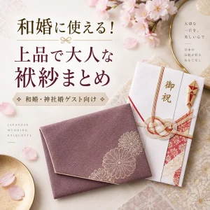 和婚・神社婚に似合う袱紗（ふくさ）｜結婚式ゲストの選び方・マナーとおすすめ和風袱紗5選