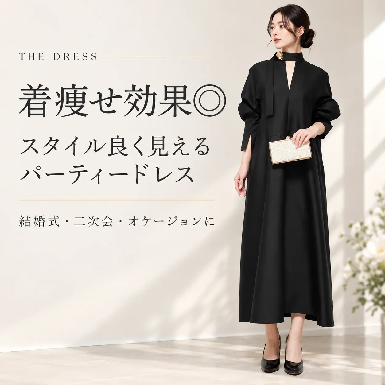 THE DRESS】レンタルドレスのお役立ちガイド 結婚式で着痩せして見える