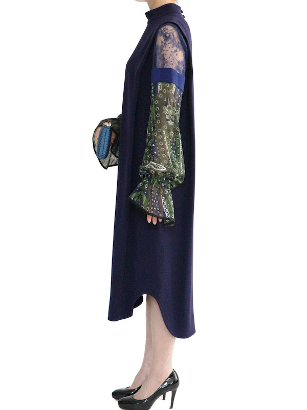 mamekurogouchi ステンドグラスドレス　ブルー