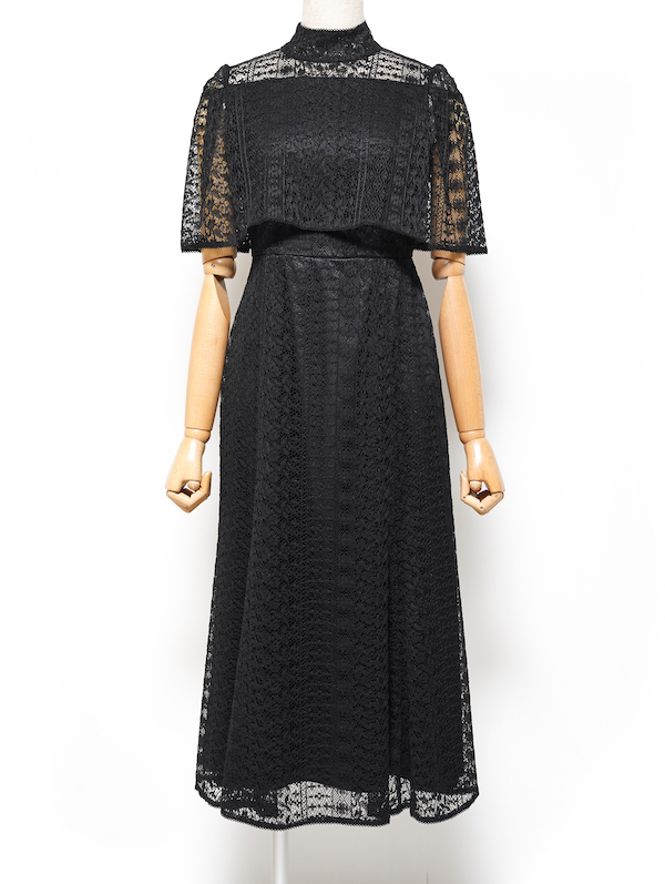 CELFORD（セルフォード） レースマーメイドドレス（ブラック/サイズ36）｜レンタルドレス THE DRESS