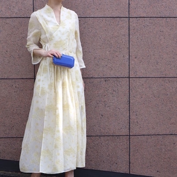 Mame Kurogouchi（マメ クロゴウチ） ペディセルジャガードドレス 