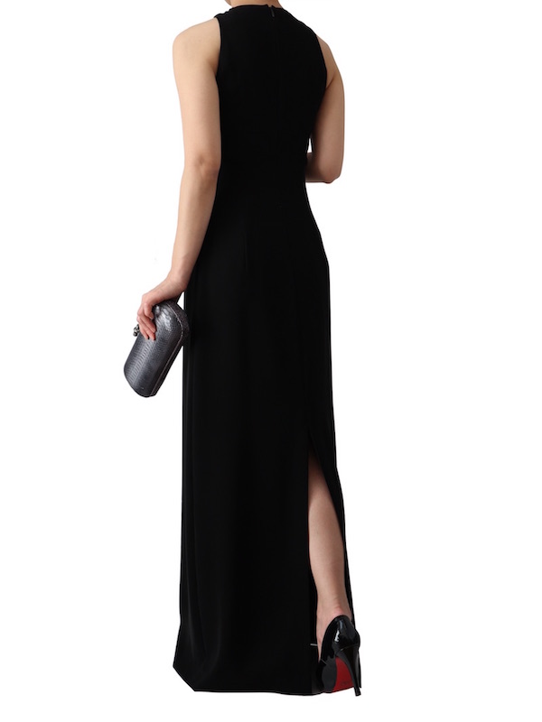 YOKO CHAN（ヨーコチャン） ロングスリットドレス（ブラック/サイズ36）｜レンタルドレス THE DRESS