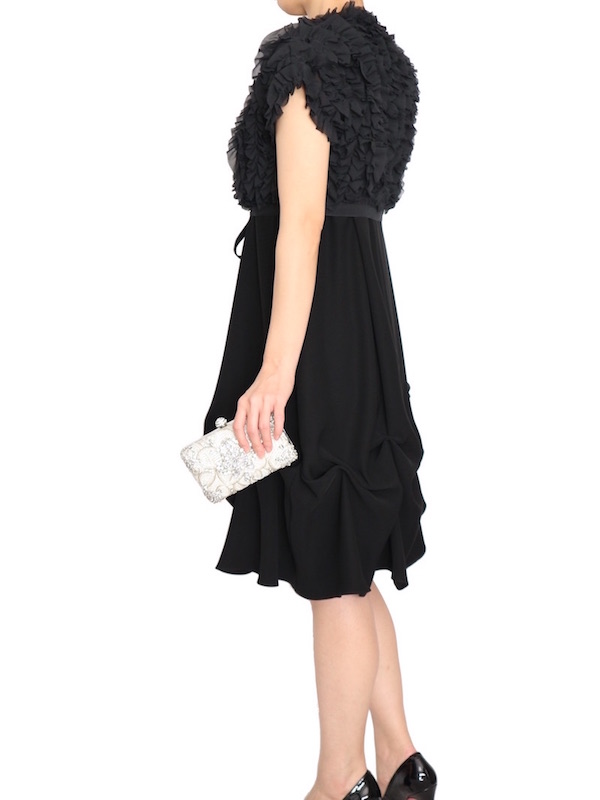 YOKO CHAN（ヨーコチャン） ヘムピンセットドレス（ブラック/サイズ38）｜レンタルドレス THE DRESS