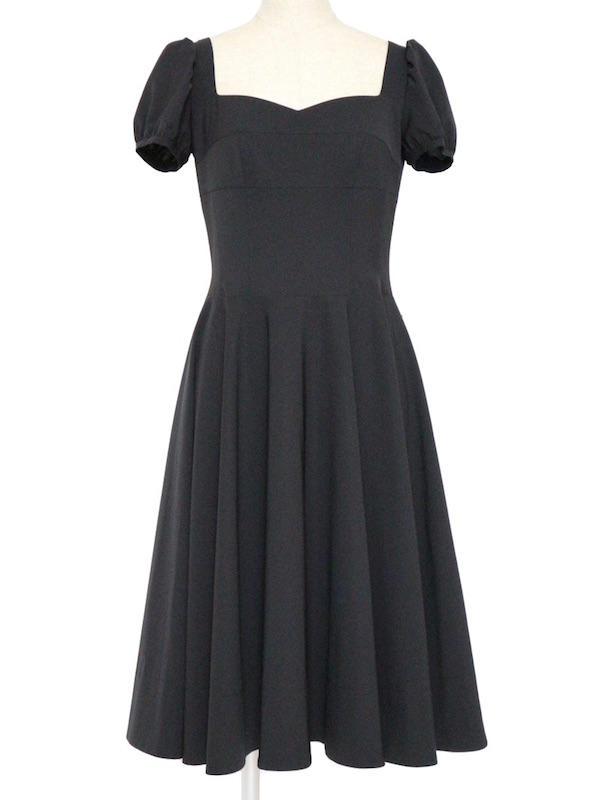 FOXEY NY（フォクシーニューヨーク） フィット&フレアドレス（ブラック/サイズ40）｜レンタルドレス THE DRESS