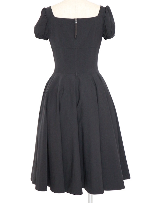 FOXEY NY（フォクシーニューヨーク） フィット&フレアドレス（ブラック/サイズ40）｜レンタルドレス THE DRESS