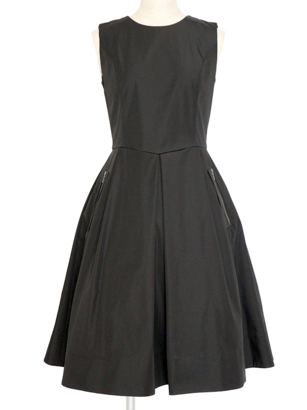 FOXEY NY（フォクシーニューヨーク） ボックスプリーツドレス（ブラック/サイズ40）｜レンタルドレス THE DRESS
