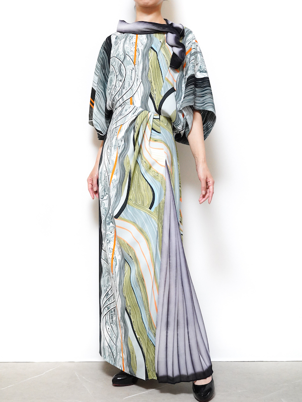 mame kurogouchi Marble Print Dress | tspea.org